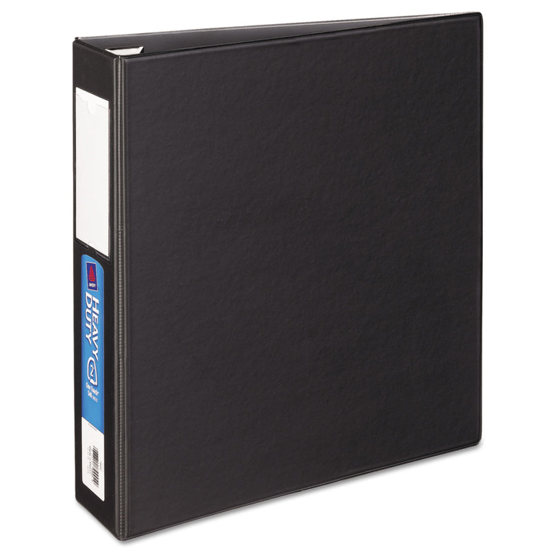 Avery Heavy-Duty Non-View Binder with DuraHinge and One Touch EZD Rings, 3 Rings, 2" Capacity, 11 x 8.5, Black