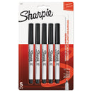 Sharpie Ultra Fine Tip Permanent Marker, Extra-Fine Needle Tip, Black, 5/Pack