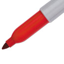 Sharpie Fine Tip Permanent Marker, Fine Bullet Tip, Red, Dozen
