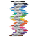 Sharpie Fine Tip Permanent Marker, Fine Bullet Tip, Assorted Colors, 24/Pack