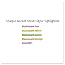 Sharpie Pocket Style Highlighter Value Pack, Yellow Ink, Chisel Tip, Yellow Barrel, 36/Pack