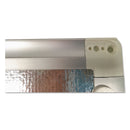 MasterVision Grid Planning Board, 1 x 2 Grid, 36 x 24, White/Silver