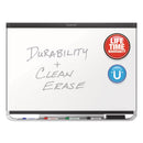 Quartet Prestige 2 DuraMax Magnetic Porcelain Whiteboard, 72 x 48, Graphite Frame