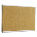 Quartet ARC Frame Cork Cubicle Board, 18 x 30, Tan, Aluminum Frame