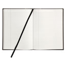 TOPS Royale Casebound Business Notebooks, 1 Subject, Medium/College Rule, Black/Gray Cover, 8.25 x 5.88, 96 Sheets
