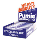 Pumie Scouring Stick, 6.75 x 1.25, Gray, Dozen