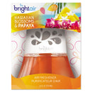 BRIGHT Air Scented Oil Air Freshener, Hawaiian Blossoms and Papaya, Orange, 2.5oz