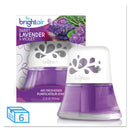 BRIGHT Air Scented Oil Air Freshener Sweet Lavender and Violet, 2.5 oz, 6/Carton