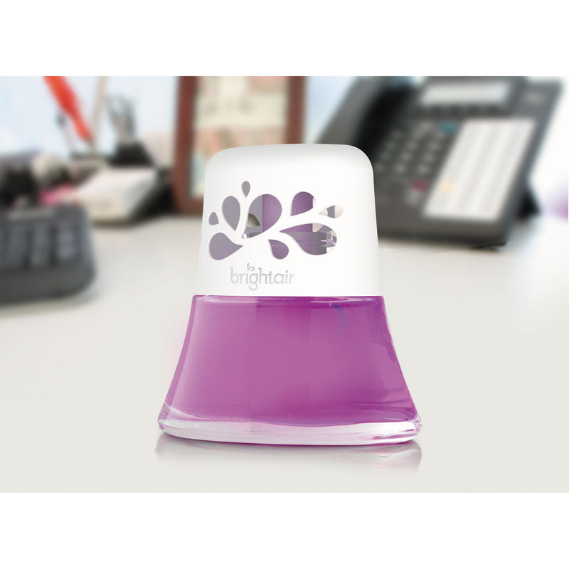 BRIGHT Air Scented Oil Air Freshener Diffuser, Fresh Petals and Peach, Pink, 2.5 oz