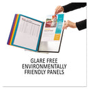 Durable VARIO Reference Desktop System, 10 Panels, Assorted Borders and Panels