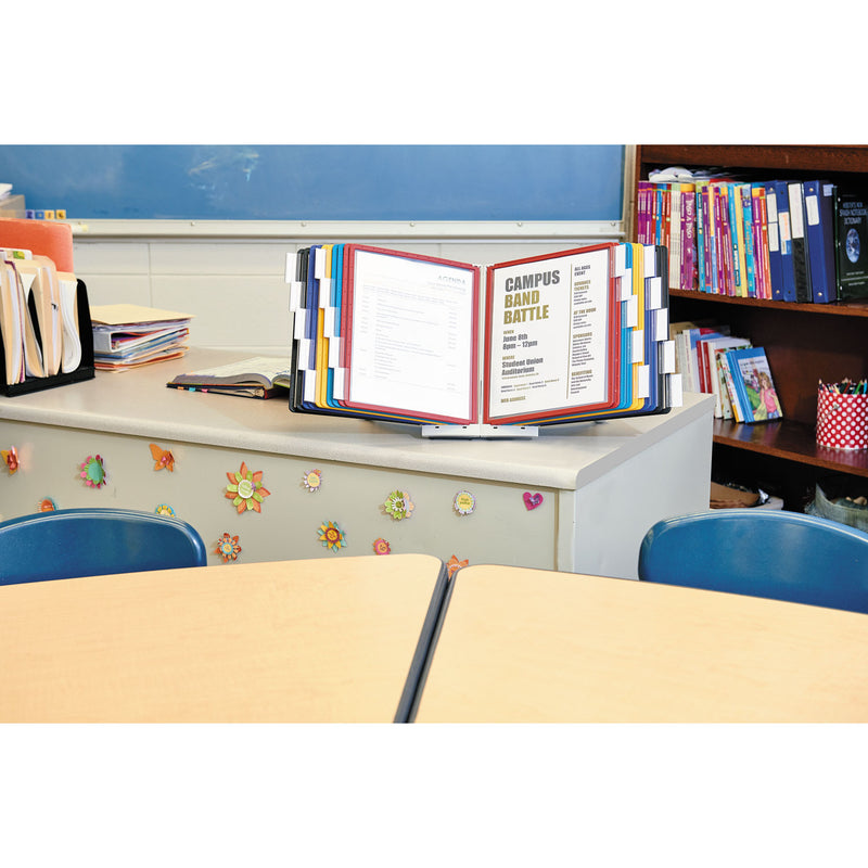 Durable SHERPA Reference System Extension Set, 10 Sleeves, Assorted Borders and Panels