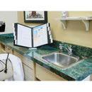 Durable InstaView Expandable Desktop Reference System, 10 Panels, Black Borders