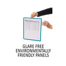 Durable SHERPA Desk Reference System, 10 Panels, 10 x 5.63 x 13.88, Assorted Borders
