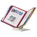 Durable VARIO Pro Desktop Reference System, 10 Panels, Legal, Assorted Borders and Panels