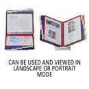 Durable VARIO Pro Desktop Reference System, 10 Panels, Legal, Assorted Borders and Panels