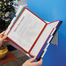 Durable VARIO Pro Desktop Reference System, 10 Panels, Legal, Assorted Borders and Panels