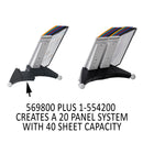 Durable SHERPA Reference System Extension Set, 10 Sleeves, Assorted Borders and Panels