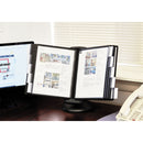 Durable SHERPA Motion Desk Reference System, 10 Panels, Black Borders
