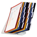Durable VARIO Reference Desktop System, 20 Panels, Assorted Borders and Panels
