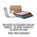 Durable VARIO Wall Reference System, 10 Panels, Assorted Borders and Panels