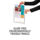 Durable SHERPA Motion Desk Reference System, 10 Panels, Gray Borders