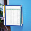 Durable VARIO Wall Reference System, 5 Panels, Letter, Asst. Borders and Panels