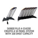 Durable SHERPA Reference System Extension Set, 10 Sleeves, Assorted Borders and Panels