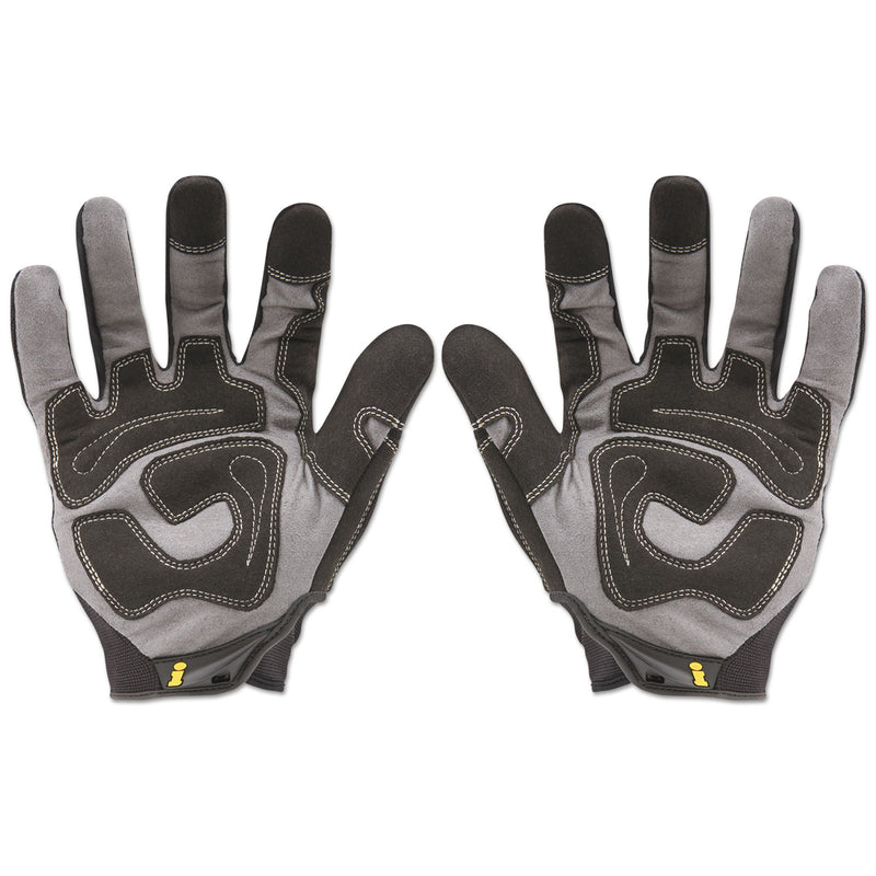 Ironclad General Utility Spandex Gloves, Black, Large, Pair