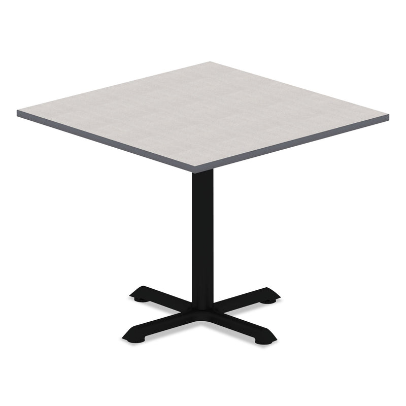 Alera Reversible Laminate Table Top, Square, 35.38w x 35.38d, White/Gray