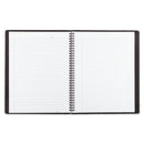 Blueline Duraflex Poly Notebook, 1 Subject, Medium/College Rule, Black Cover, 11 x 8.5, 80 Sheets