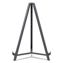 MasterVision Quantum Heavy Duty Display Easel, 35.62" to 61.22" High, Plastic, Black