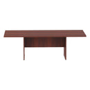 Alera Valencia Series Conference Table, Rectangular, 94.5w x 41.38d x 29.5h, Medium Cherry