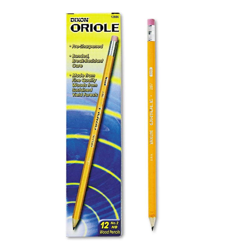 Dixon Oriole Pre-Sharpened Pencil, HB (
