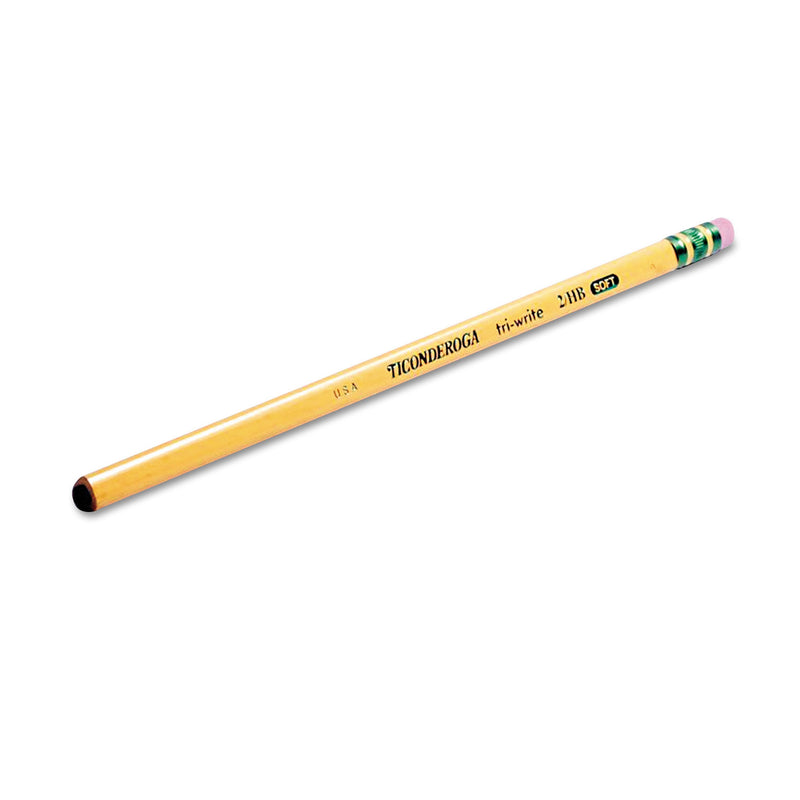 Ticonderoga Tri-Write Triangular Pencil, HB (