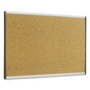 Quartet ARC Frame Cork Cubicle Board, 14 x 24, Tan, Aluminum Frame