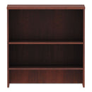 Alera Valencia Series Hutch, 3 Compartments, 34.13w x 15d x 35.38h, Medium Cherry