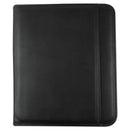 Universal Leather Textured Zippered PadFolio with Tablet Pocket, 10 3/4 x 13 1/8, Black