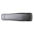 Universal Deluxe Power Assist Flat-Clinch Full Strip Stapler, 25-Sheet Capacity, Black/Gray