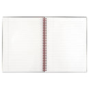 Black n' Red Flexible Cover Twinwire Notebook, SCRIBZEE Compatible, 1 Subject, Wide/Legal Rule, Black Cover, 11 x 8.5, 70 Sheets