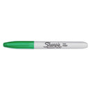 Sharpie Fine Bullet Tip Permanent Marker, Green, Dozen