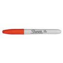Sharpie Super Permanent Marker, Fine Bullet Tip, Red, Dozen