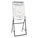 Quartet Futura Dry Erase Presentation Easel, Melamine, 26 x 35, White, Black Frame