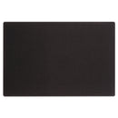 Quartet Oval Office Fabric Bulletin Board, 36 x 24, Black
