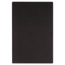 Quartet Oval Office Fabric Bulletin Board, 36 x 24, Black