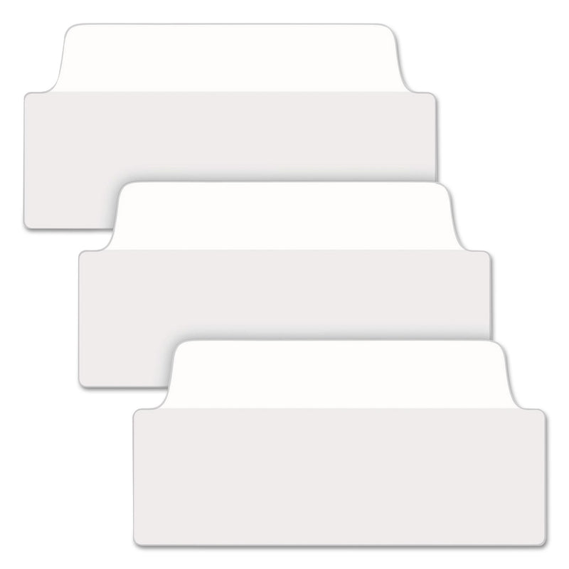 Avery Ultra Tabs Repositionable Tabs, Wide and Slim: 3" x 1.5", 1/3-Cut, White, 24/Pack