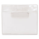 Advantus Magnetic-Style Name Badge Kits, Horizontal, Clear 4.5" x 3.25" Holder, 4.13" x 3" Insert, 20/Pack