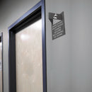 Advantus Pop-Out ADA Sign, Wash Hands, Tactile Symbol, Plastic, 6 x 9, Gray/White