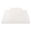Alera All Day Use Non-Studded Chair Mat for Hard Floors, 36 x 48, Lipped, Clear