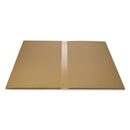 Alera All Day Use Non-Studded Chair Mat for Hard Floors, 45 x 53, Wide Lipped, Clear