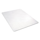 Alera All Day Use Non-Studded Chair Mat for Hard Floors, 46 x 60, Rectangular, Clear